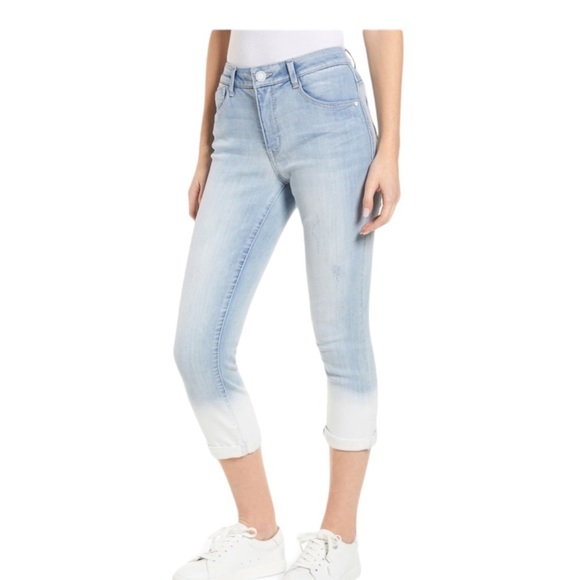 Wit & Wisdom Ab’Solution High Waist Dipped Girlfriend Jeans - Picture 1 of 17